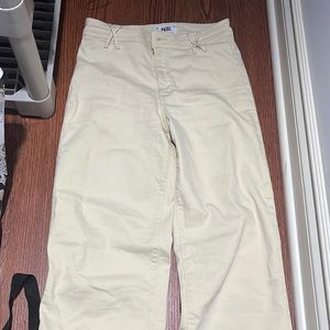 Paige Mellow Yellow Flared Cut Jeans